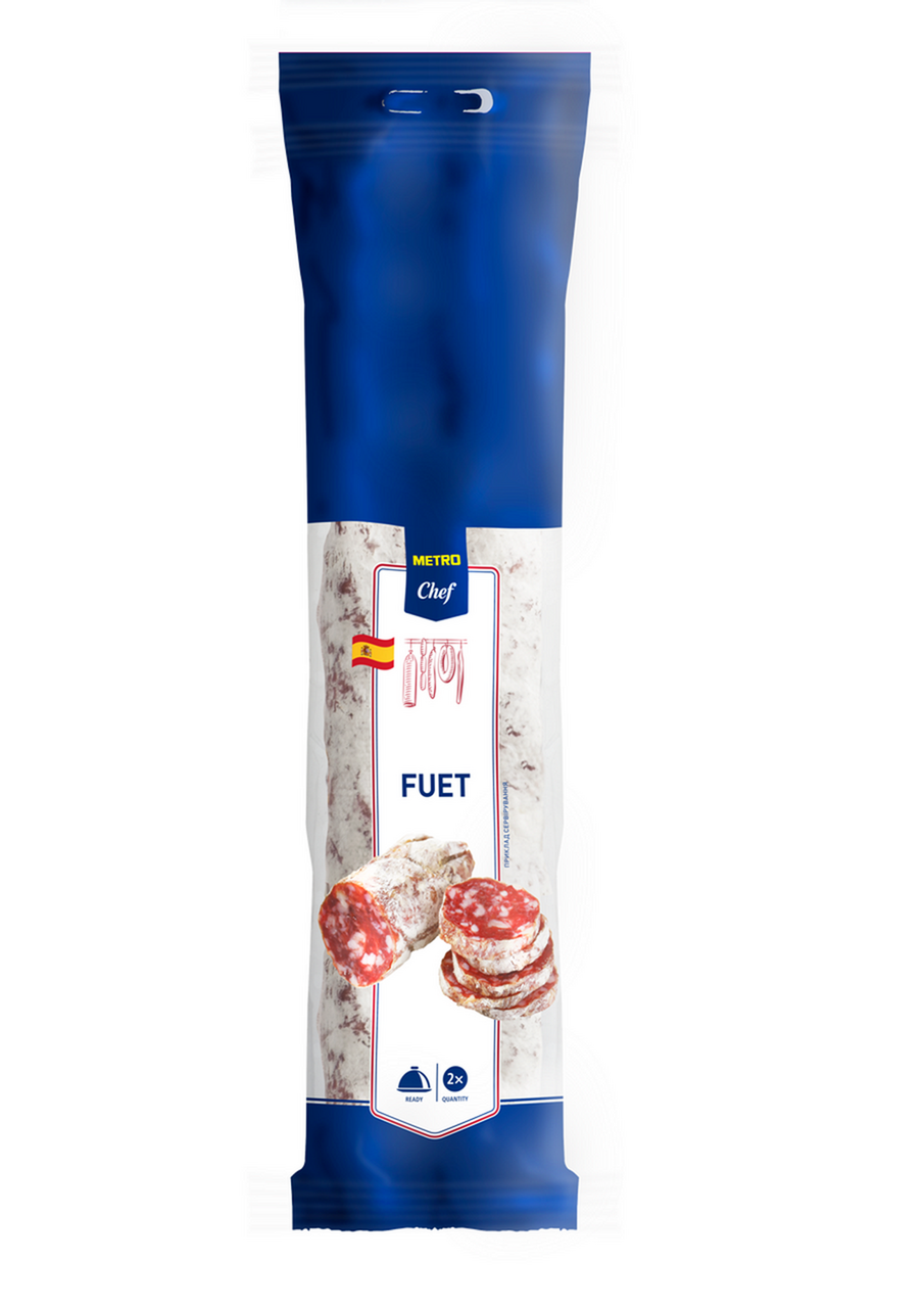 METRO Chef Ковбаса Fuet сиров`ялена 340г
