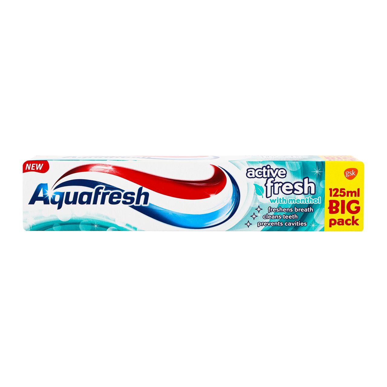 Aquafresh Паста зубна Заряд свіжості з ментолом 125мл