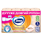 Туалетний папір Zewa Deluxe Персик персиковий 16рул.