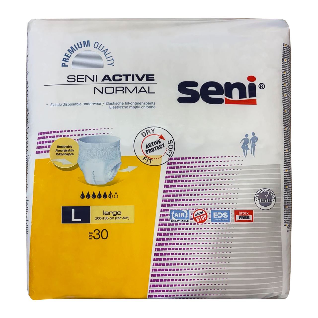 Seni Труси поглинальні Active Normal для дорослих L 30шт/уп