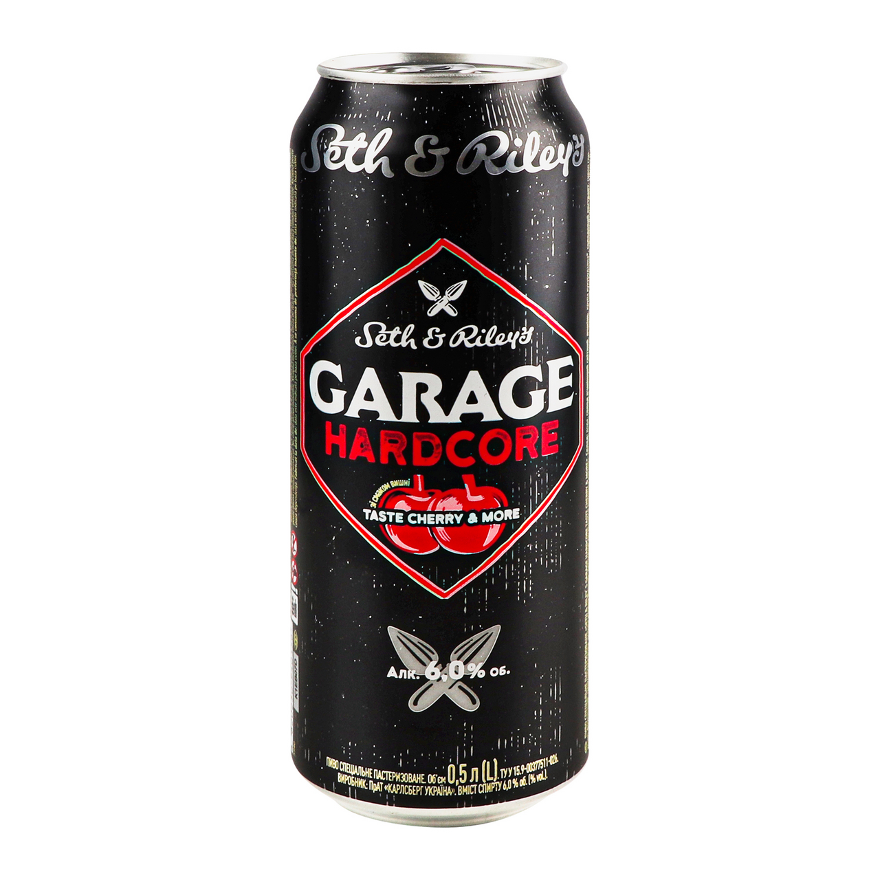 Garage Пиво спеціальне Seth&Riley`s Cherry&More 6% 0,5л