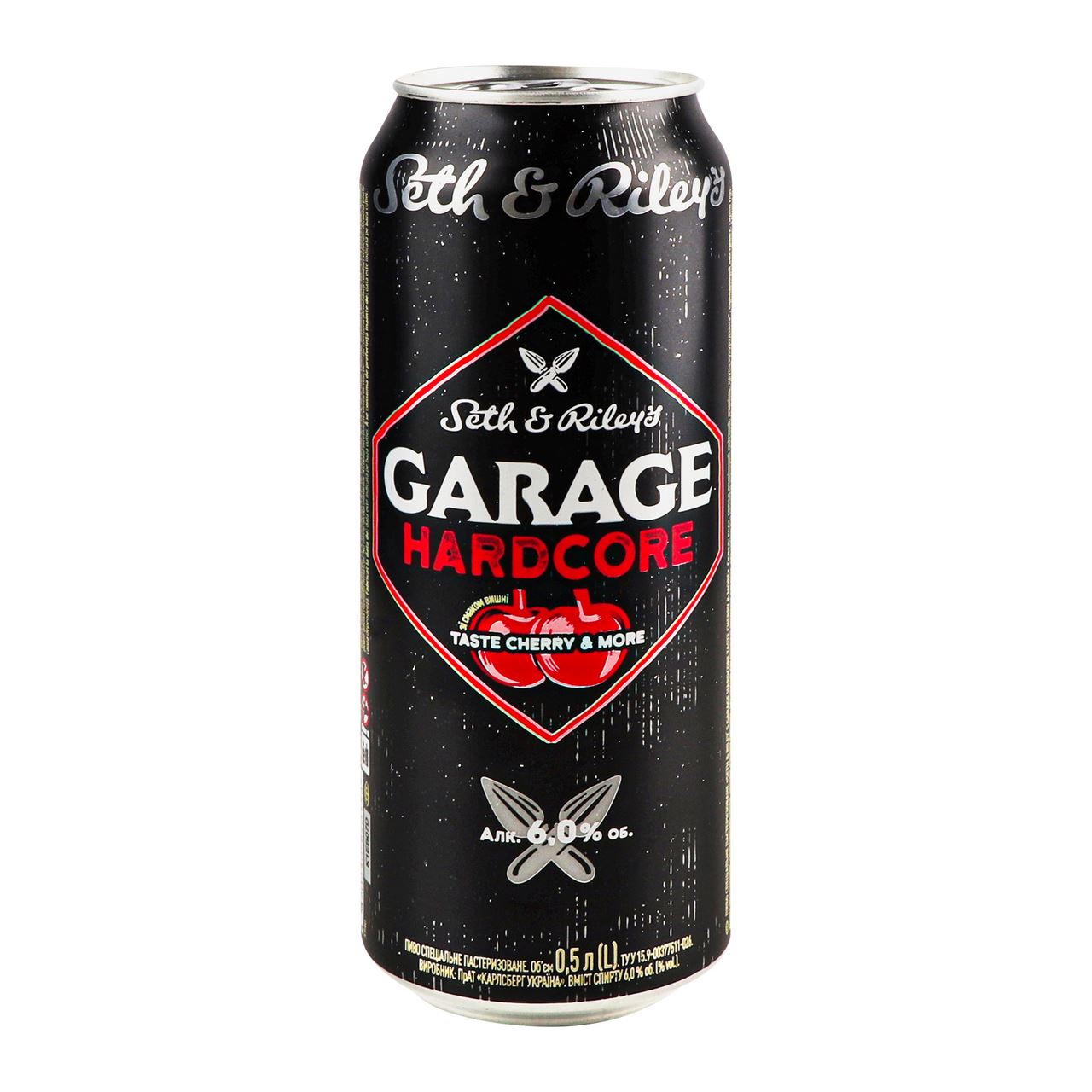 Garage Пиво спеціальне Seth&Riley`s Cherry&More 6% 0.5л