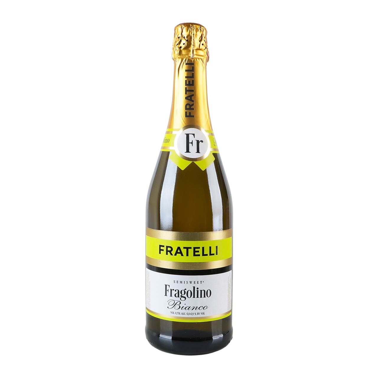 Fratelli Напій Fragolino Bianco білий н/сол 6-6.9% 0,75л