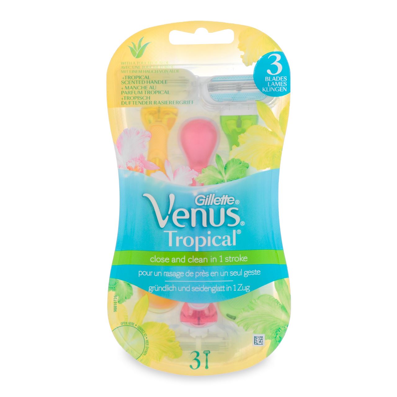 Gillette Бритви одноразові Venus Tropical 3шт/уп
