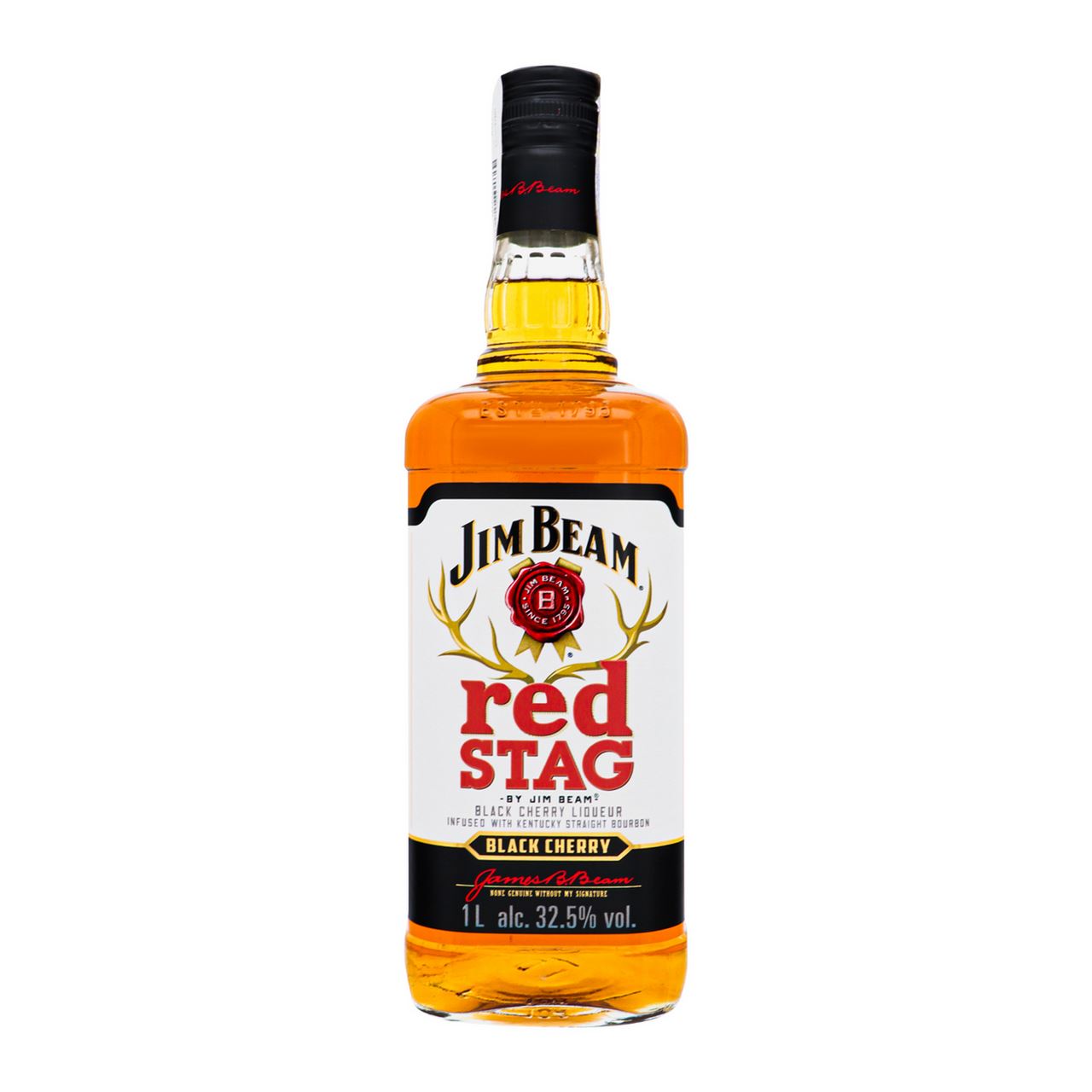 Jim Beam Лікер Red Stag Black Cherry міцний 32.5% 1л