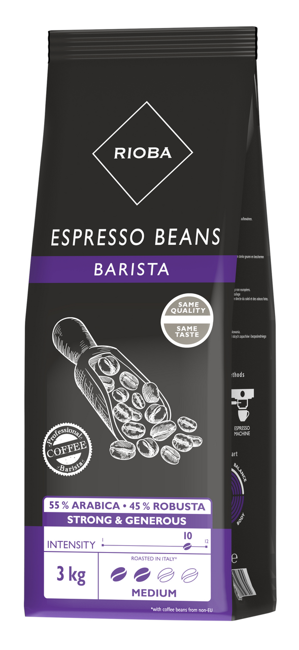 RIOBA Кава Espresso натуральна смажена в зернах 3000г