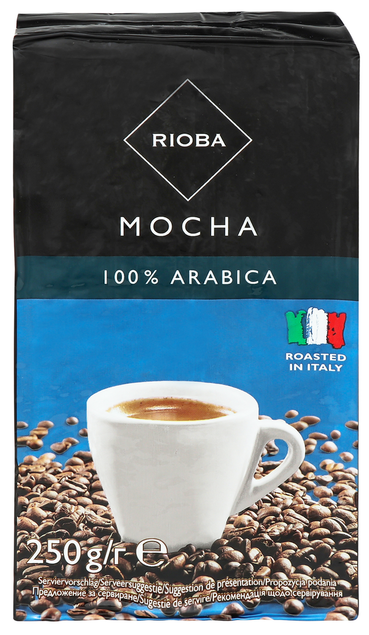 RIOBA Кава Mocha натуральна смажена мелена 250г