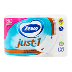 Zewa Папір туалетний Just 1 5-ти шаровий 6шт/уп
