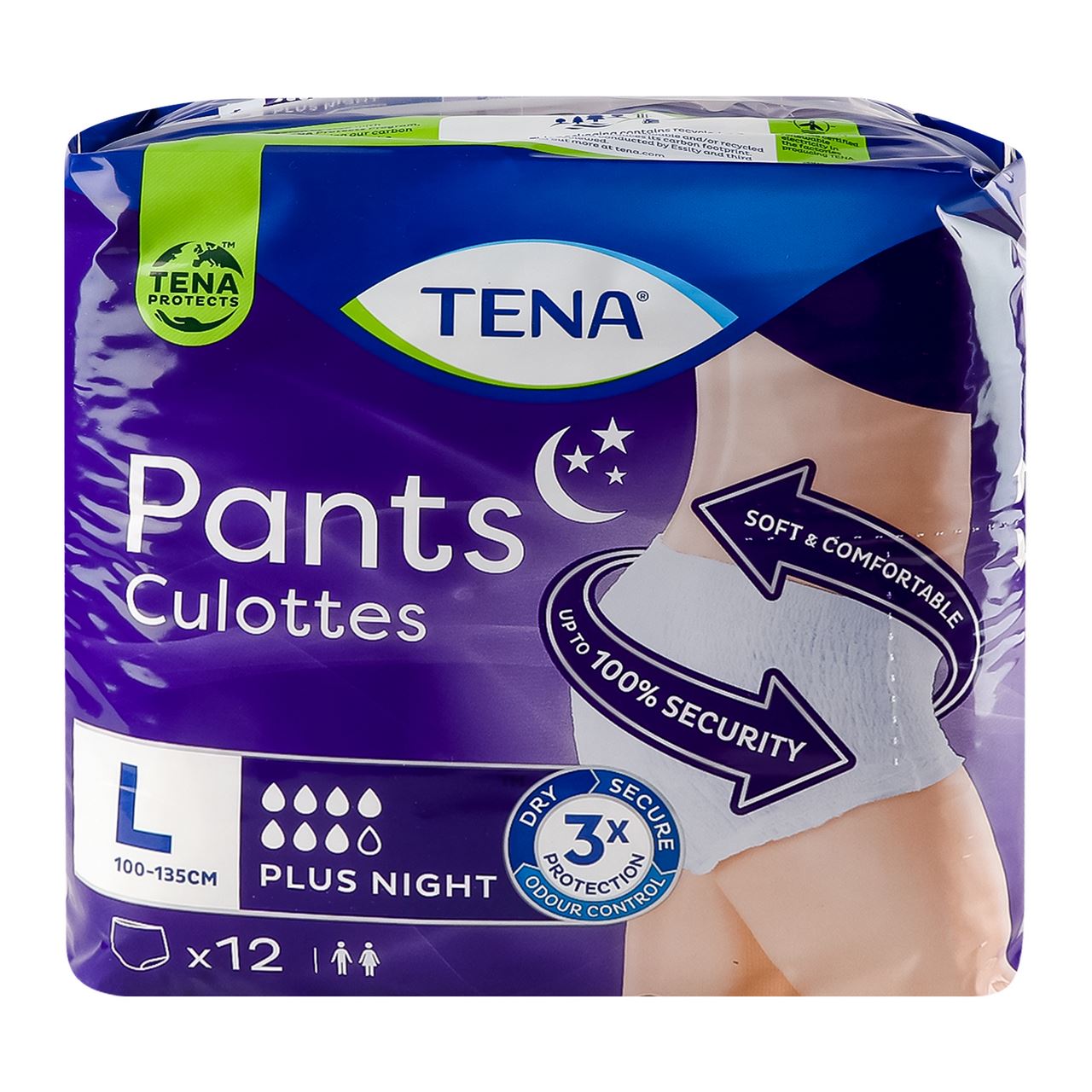 Tena Підгузники-труси Plus Night Large для дорослих 12шт/уп
