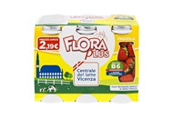 Продукт кисломолочний Flora Plus Полуниця 6*100г/уп