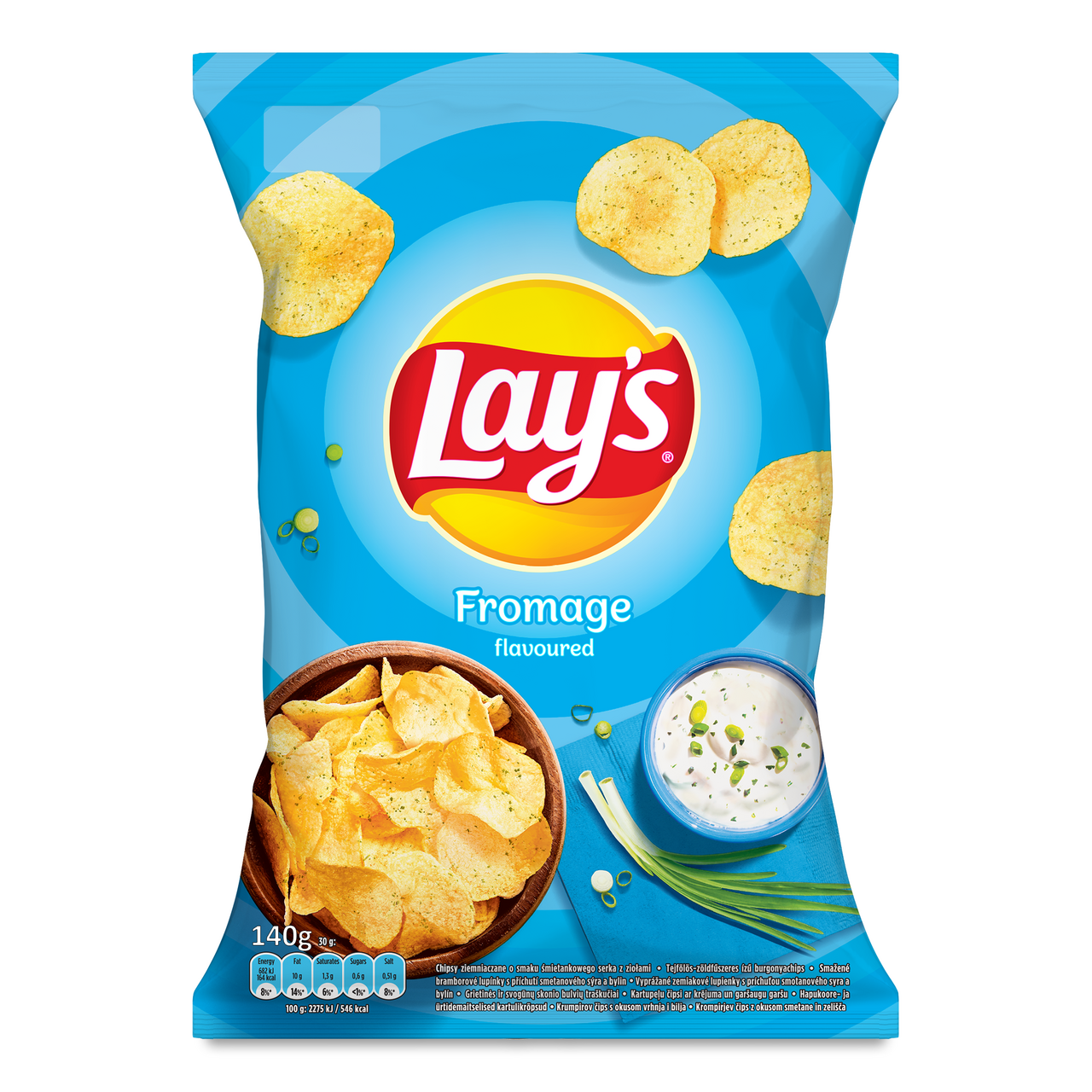 Lay's сметана /зелень 140г