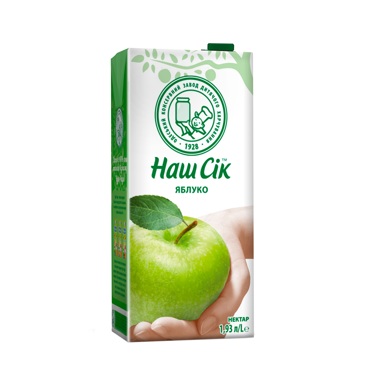 Наш сік Нектар Яблуко 1,93л