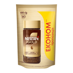 Кава Nescafe Gold розчинна сублімована 400г