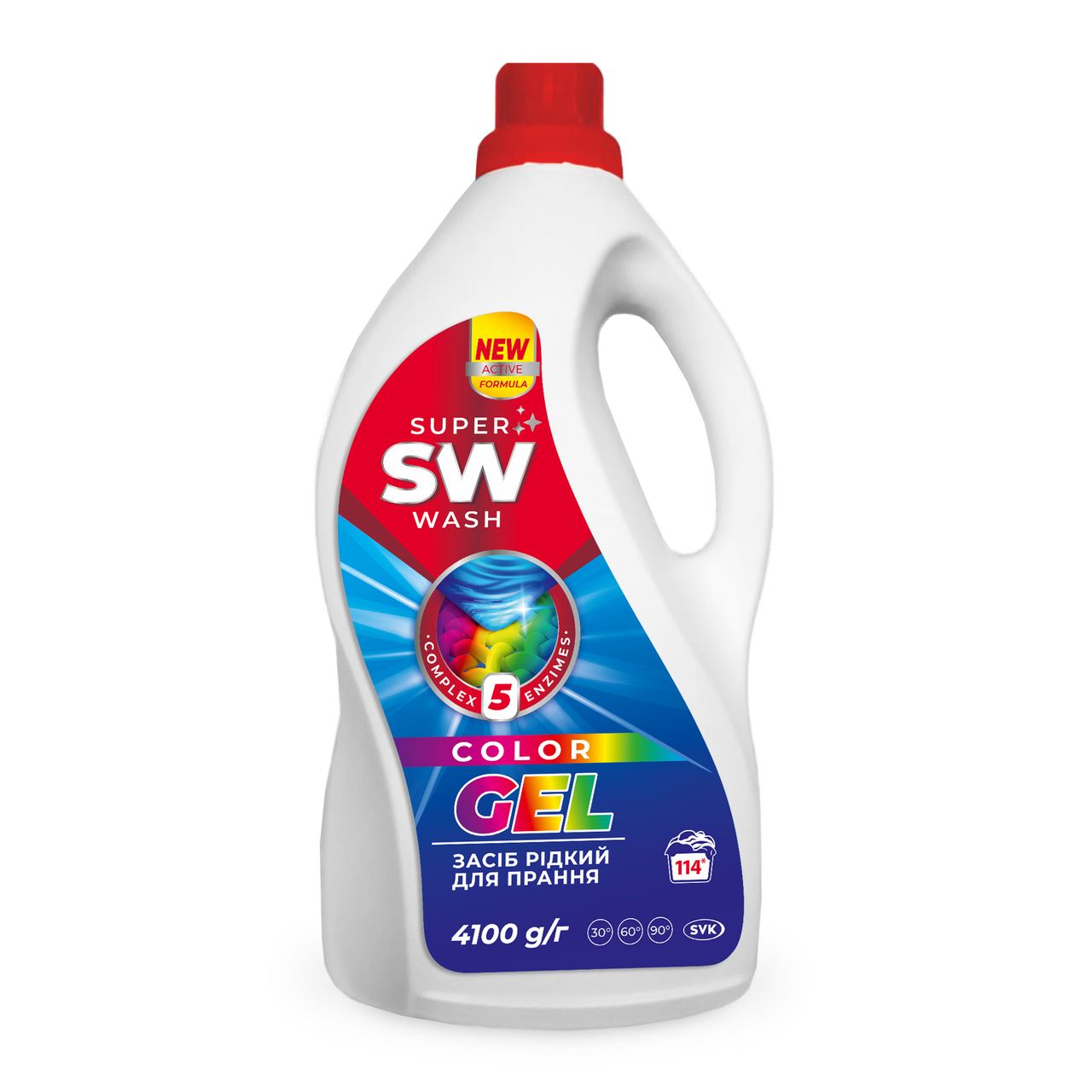 Super Wash Гель для прання Color 4000 мл