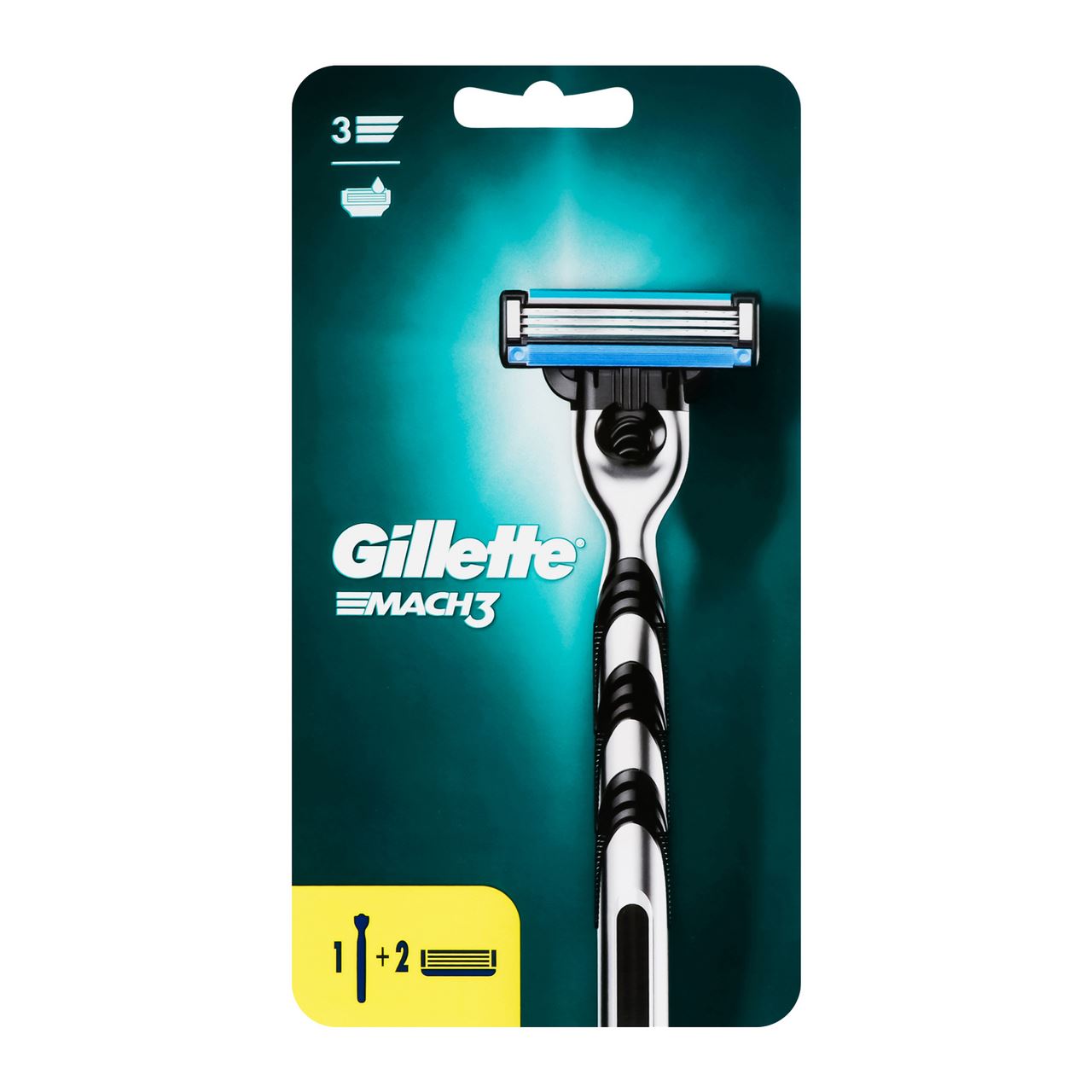Gillette Бритва Mach 3 зі змінними касетами 1шт