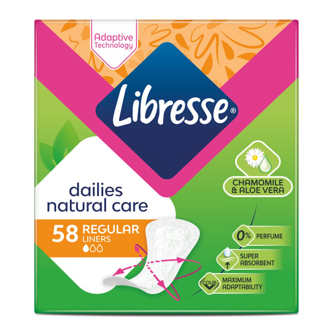 Libresse Прокладки щоденні Natural care 58шт