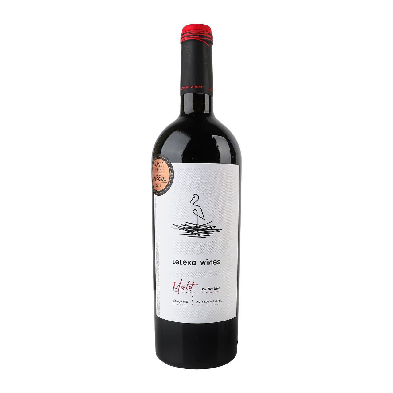 Leleka Wines Вино Merlot червоне сухе 12.2% 0.75л