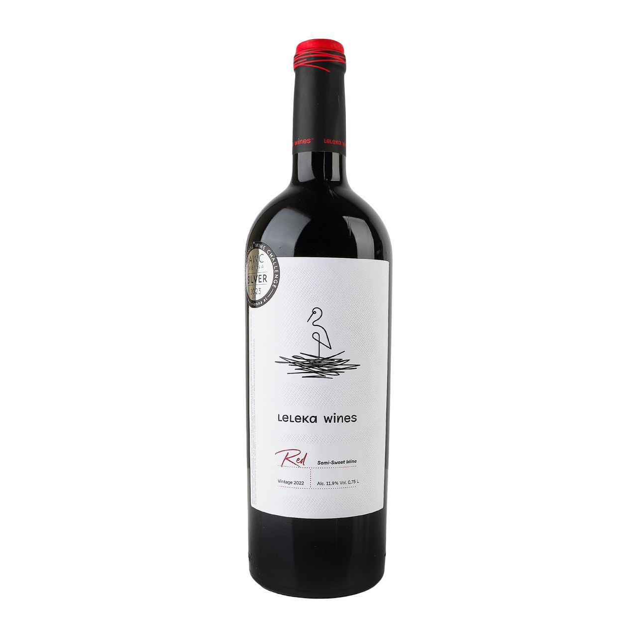 Leleka Wines Вино Red червоне напівсолодке 11.9% 0.75л
