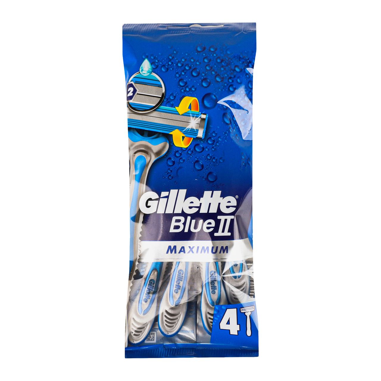 Gillette Станки для гоління Blue II Maximum 4шт/уп