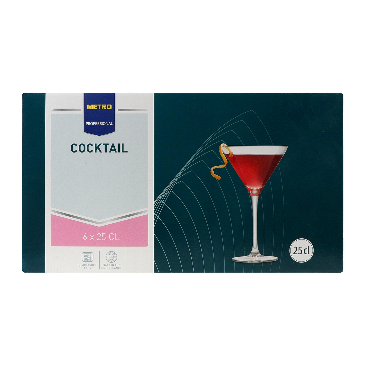 METRO PROFESSIONAL Склянка Cocktail №122275 для коктейлю 6шт