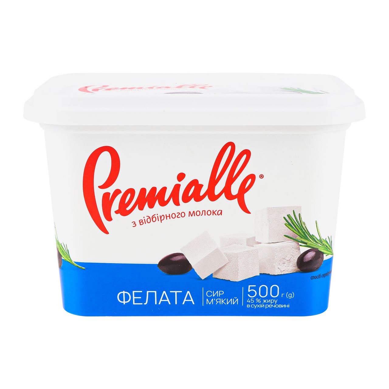 Premialle Сир Фелата м`який 45% 500г