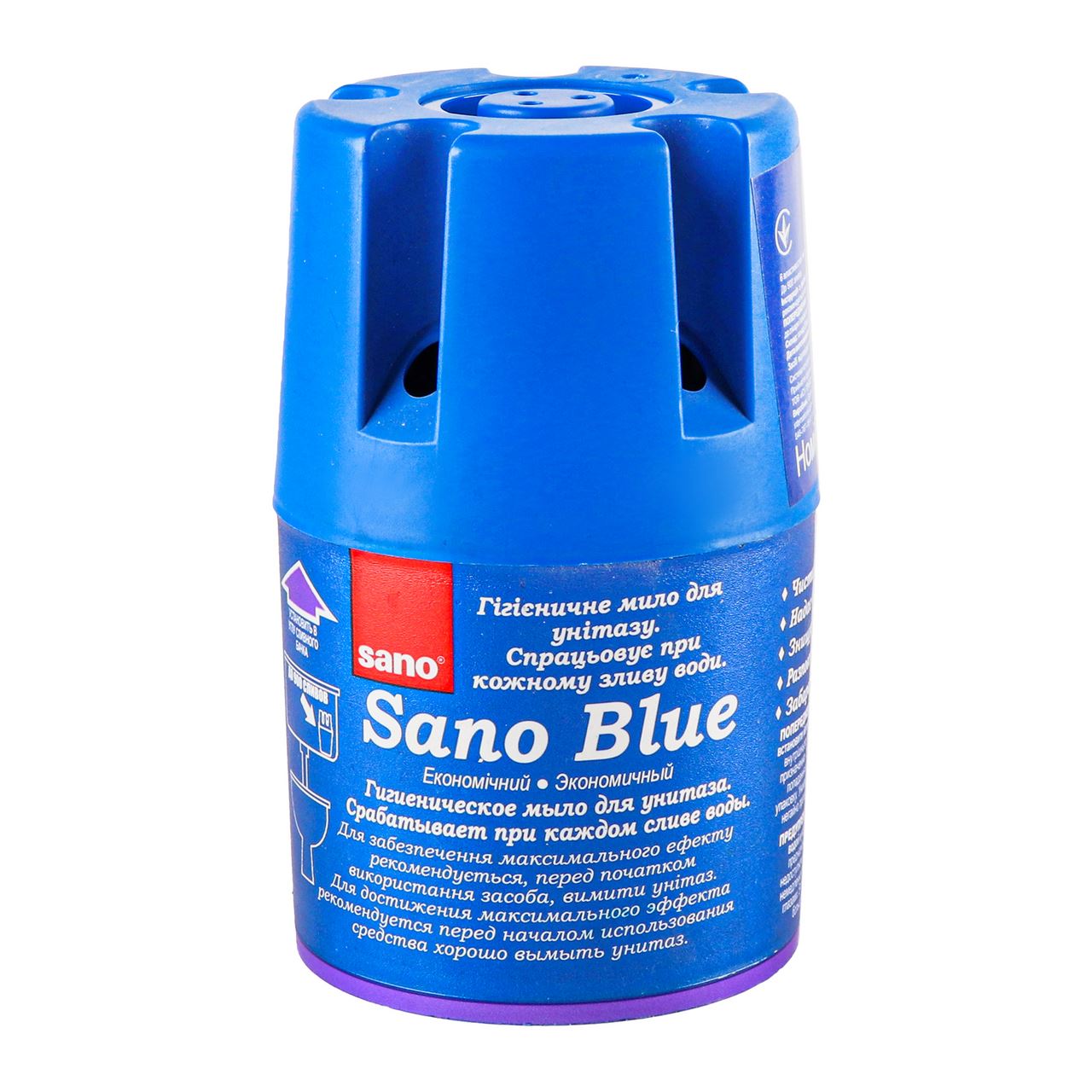 Sano Засіб для миття та дезінфекції унітазу Blue 150г