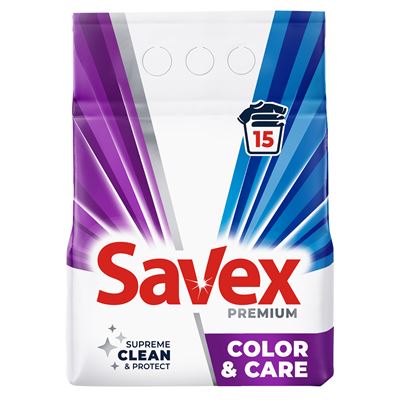 Savex Пральний порошок Premium Color & Care 2,25 кг