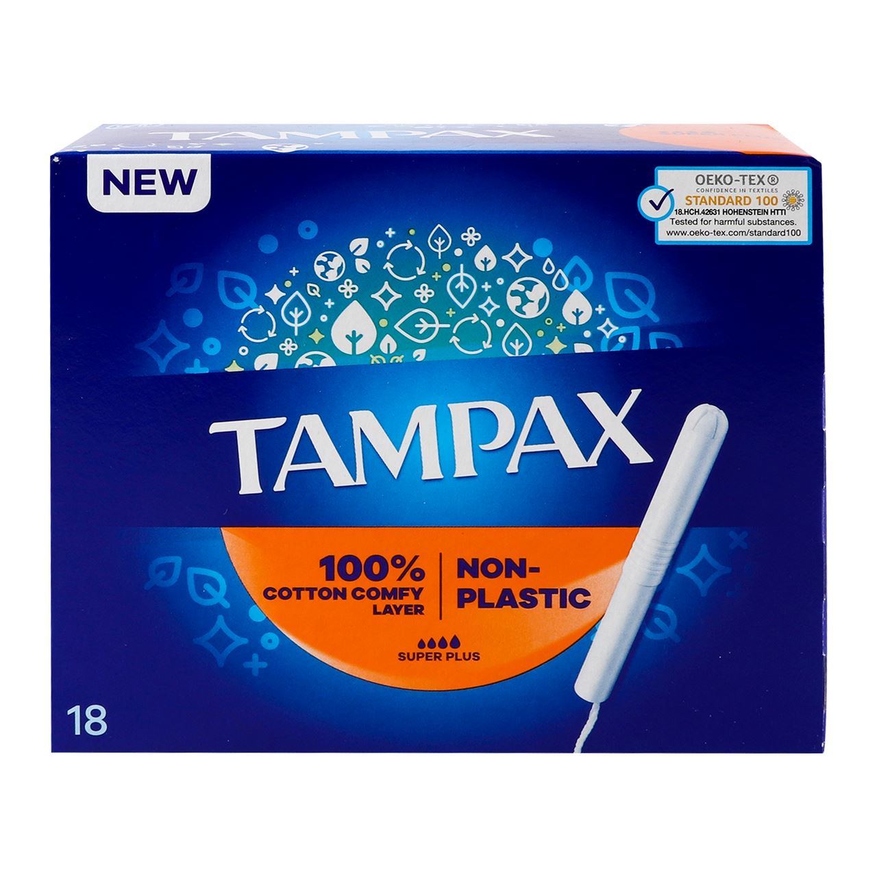 TAMPAX Тампони Super Plus гігієнічні з аплікатором 18шт/уп