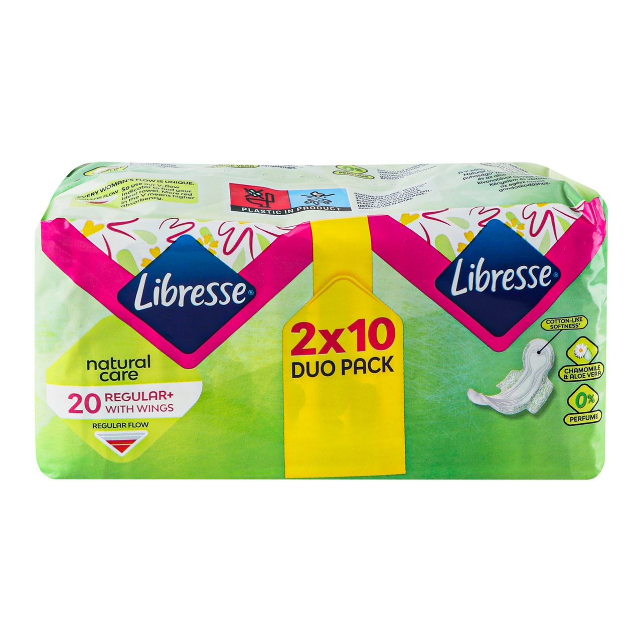 Libresse Прокладки гігієнічні Natural care Normal 20шт