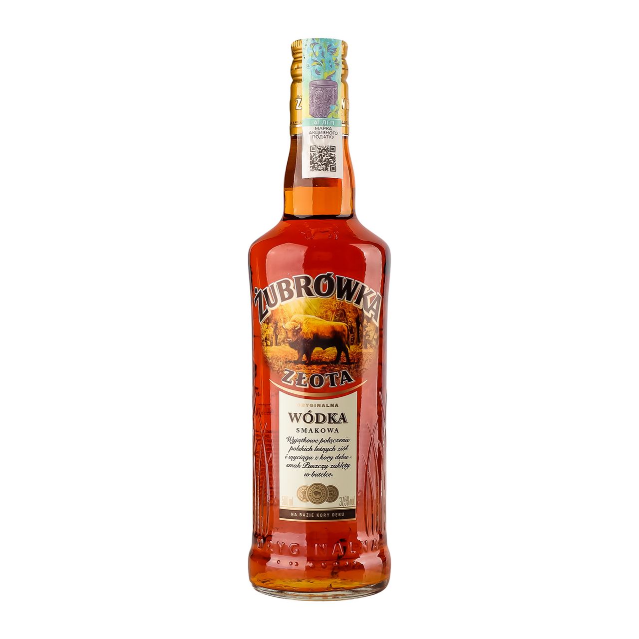 Zubrowka Настоянка Zlota 37,5% 0,5л
