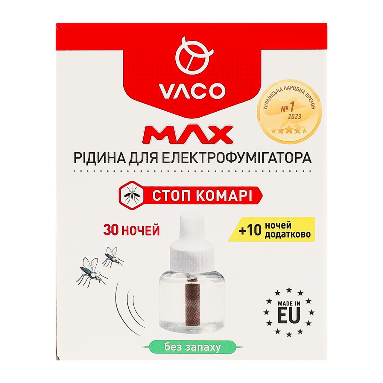 Vaco Рідина для електрофумігатора Max від комарів 30мл
