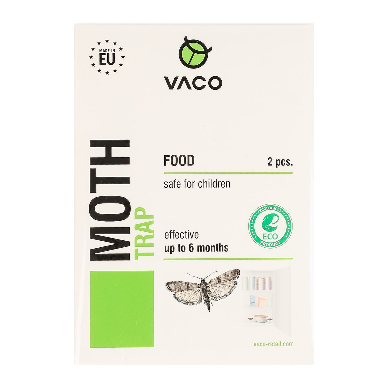 Vaco Пастка Eco клейова від харчової молі 2шт/уп