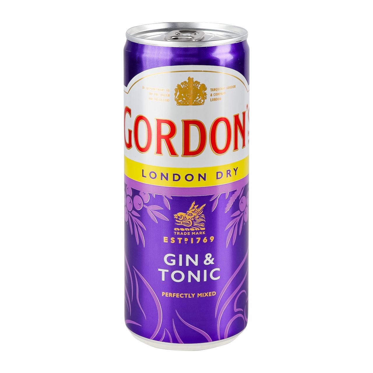 Gordon's Напій слабоалкогольний Gin&Tonic газ 6,4% 0,25л