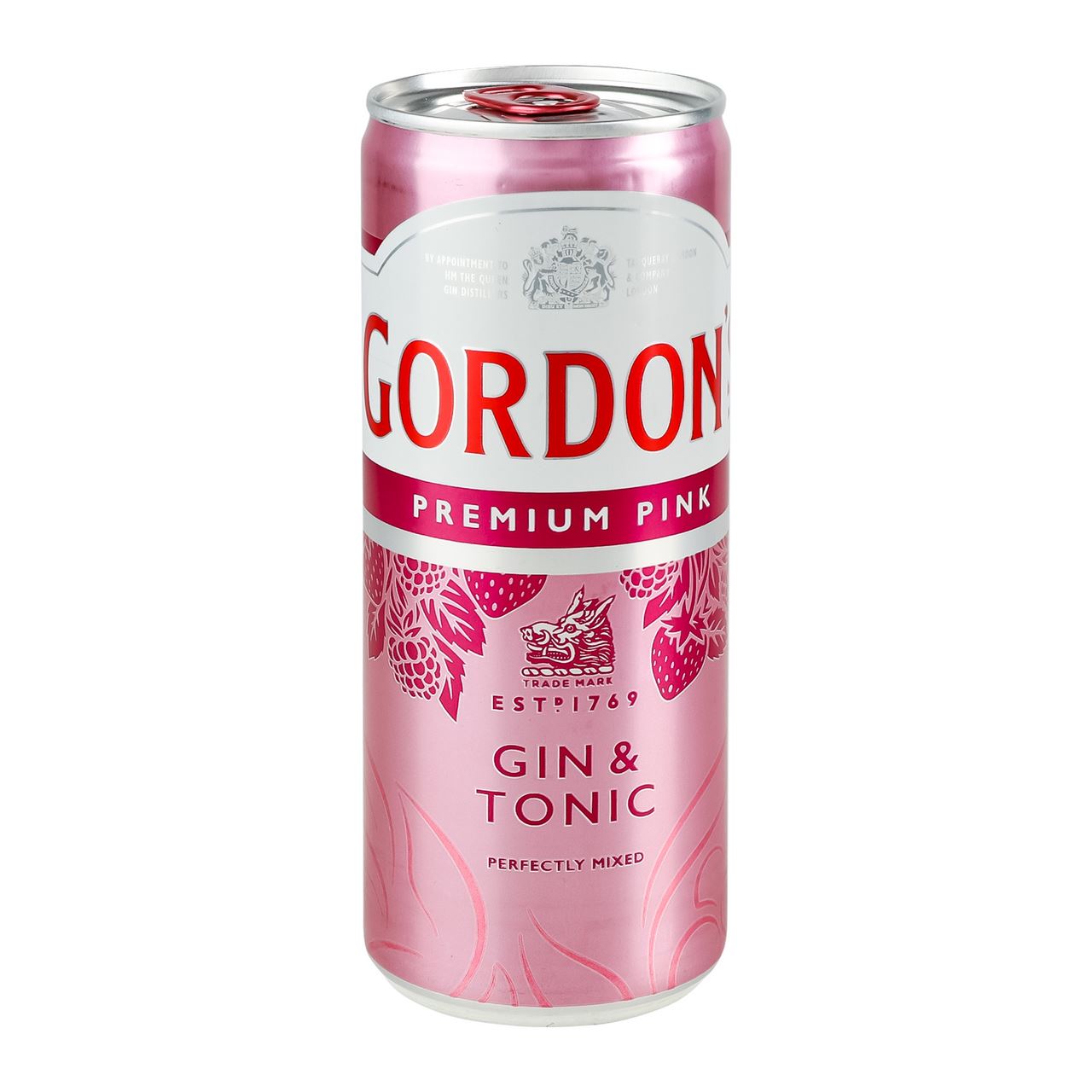 Gordon's Напій слабоалкогольний Gin&Tonic Pink газ 6,4% 0,25л
