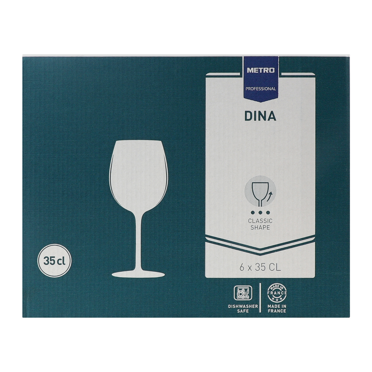METRO PROFESSIONAL Келих Dina №V3285 для вина 350мл 6шт