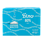 Масло Біло Екстра солодковершкове солоне 80% 180г
