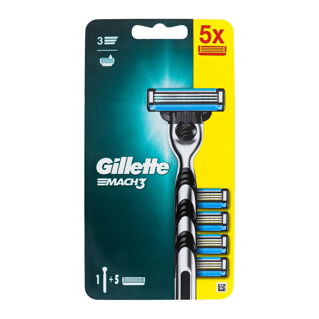 Gillette Бритва Mach 3 зі змінними касетами 1шт