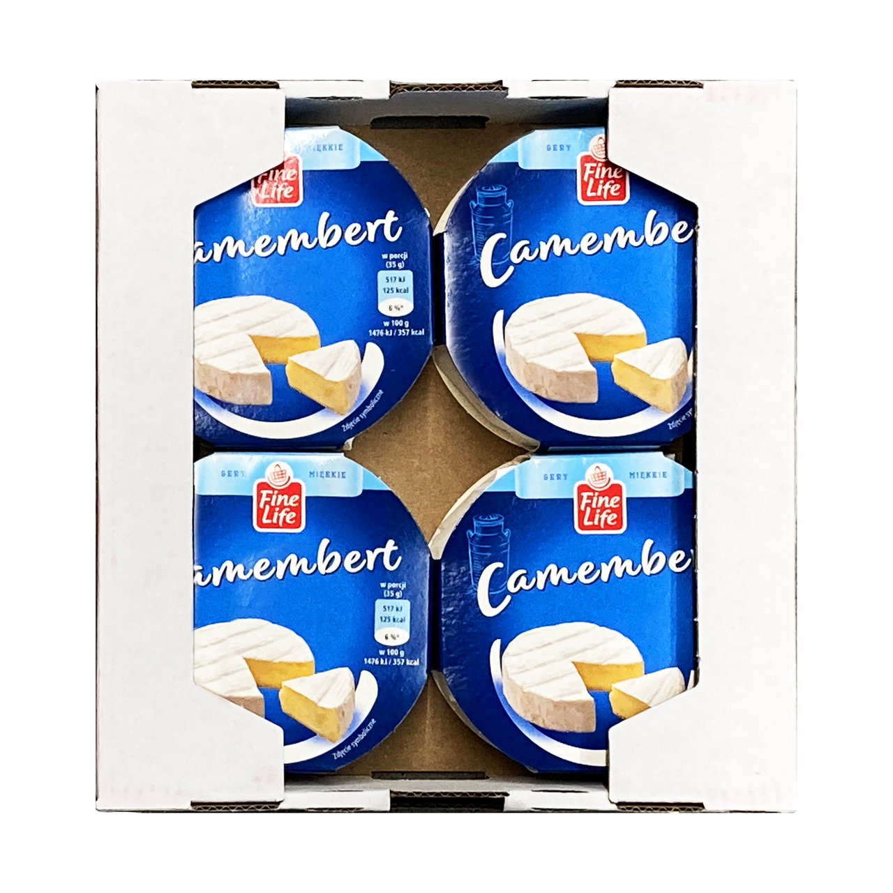 Fine Life Camembert natural 4 х 105г 420г
