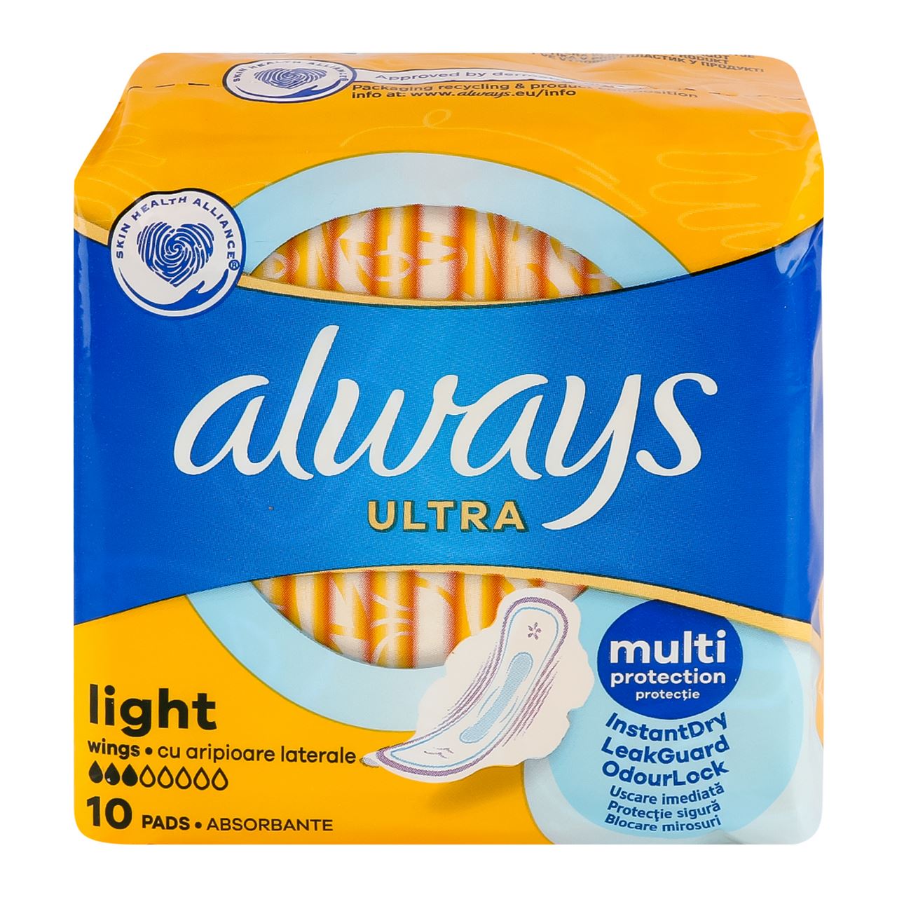 Always Прокладки гігієнічні Ultra Light ароматиз 10шт/уп