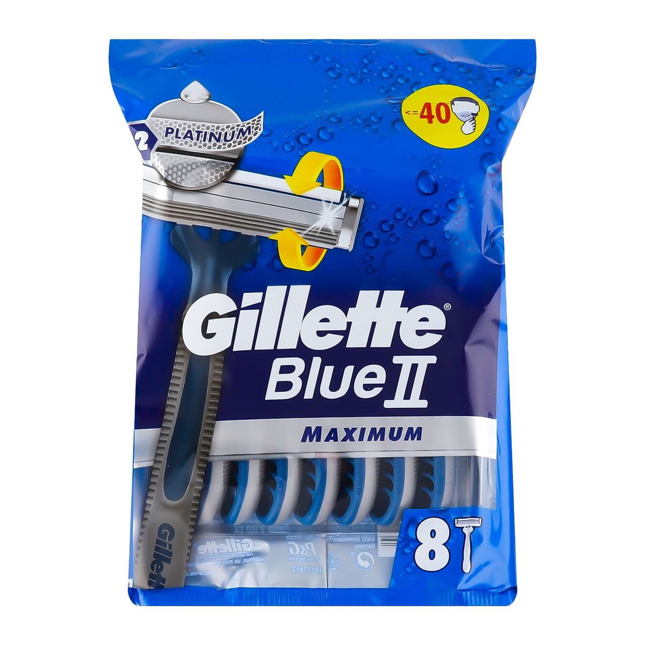 Gillette Станки д/гоління Blue II Maximum одноразові 8шт/уп