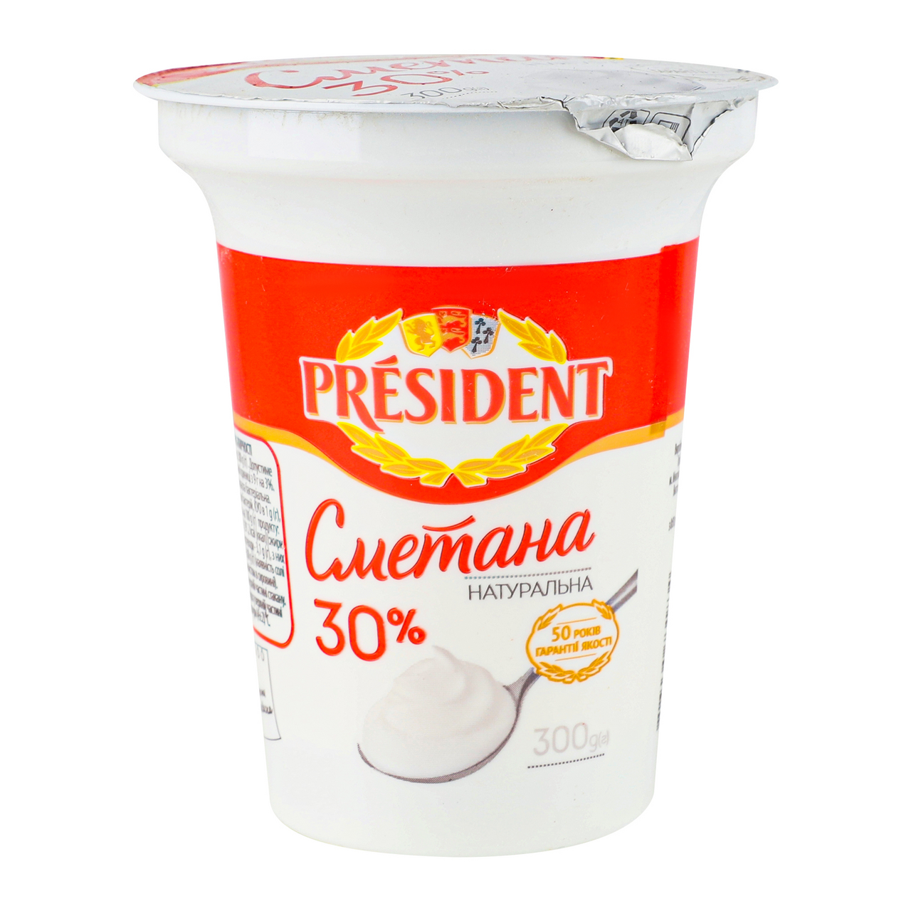 PRÉSIDENT Сметана 30% 300г