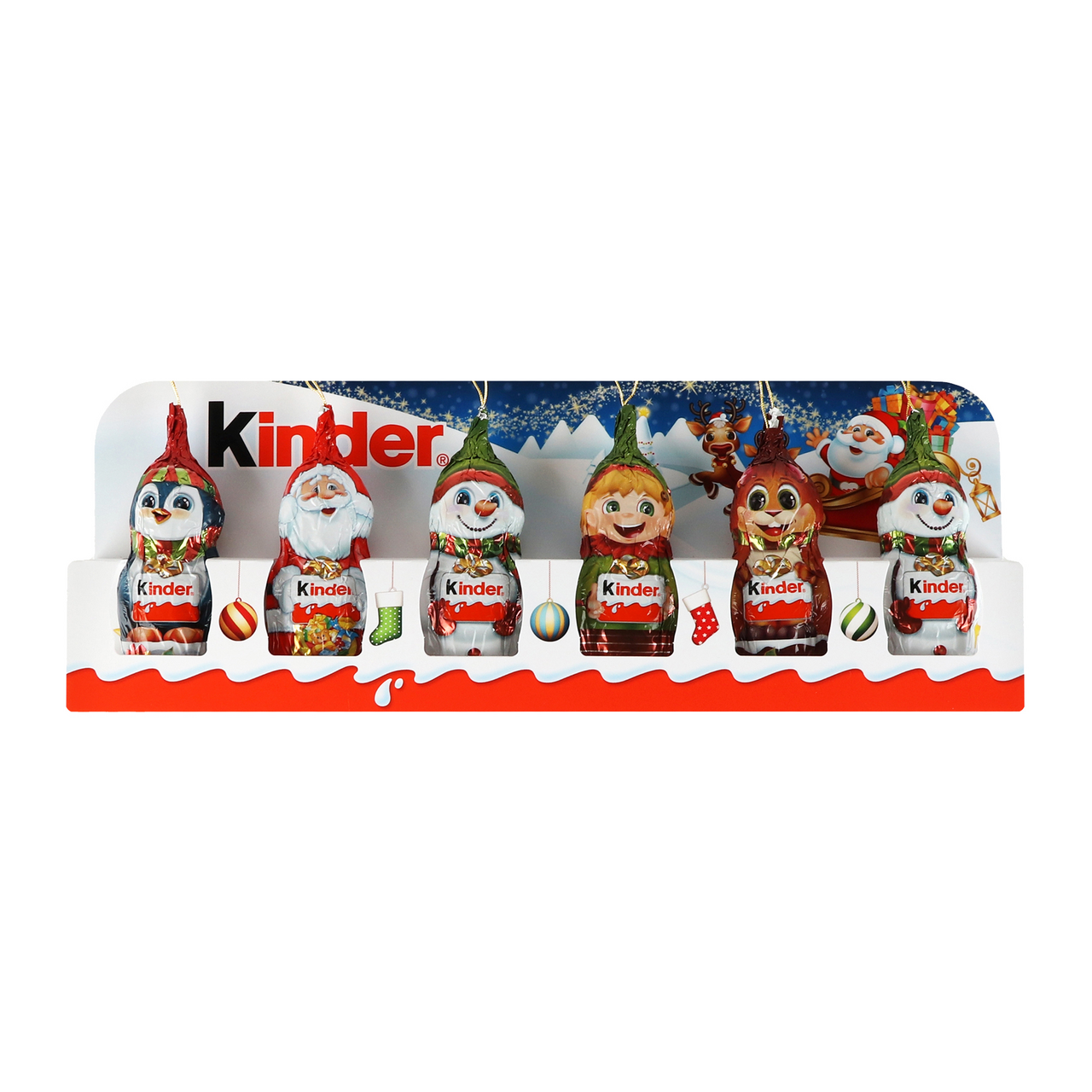 Kinder Шоколад фігурний молочний з молочним шаром всередині 90г