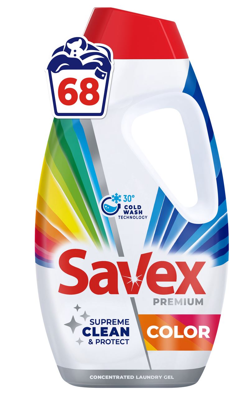 Savex Гель для прання Premium Color 2,7 л