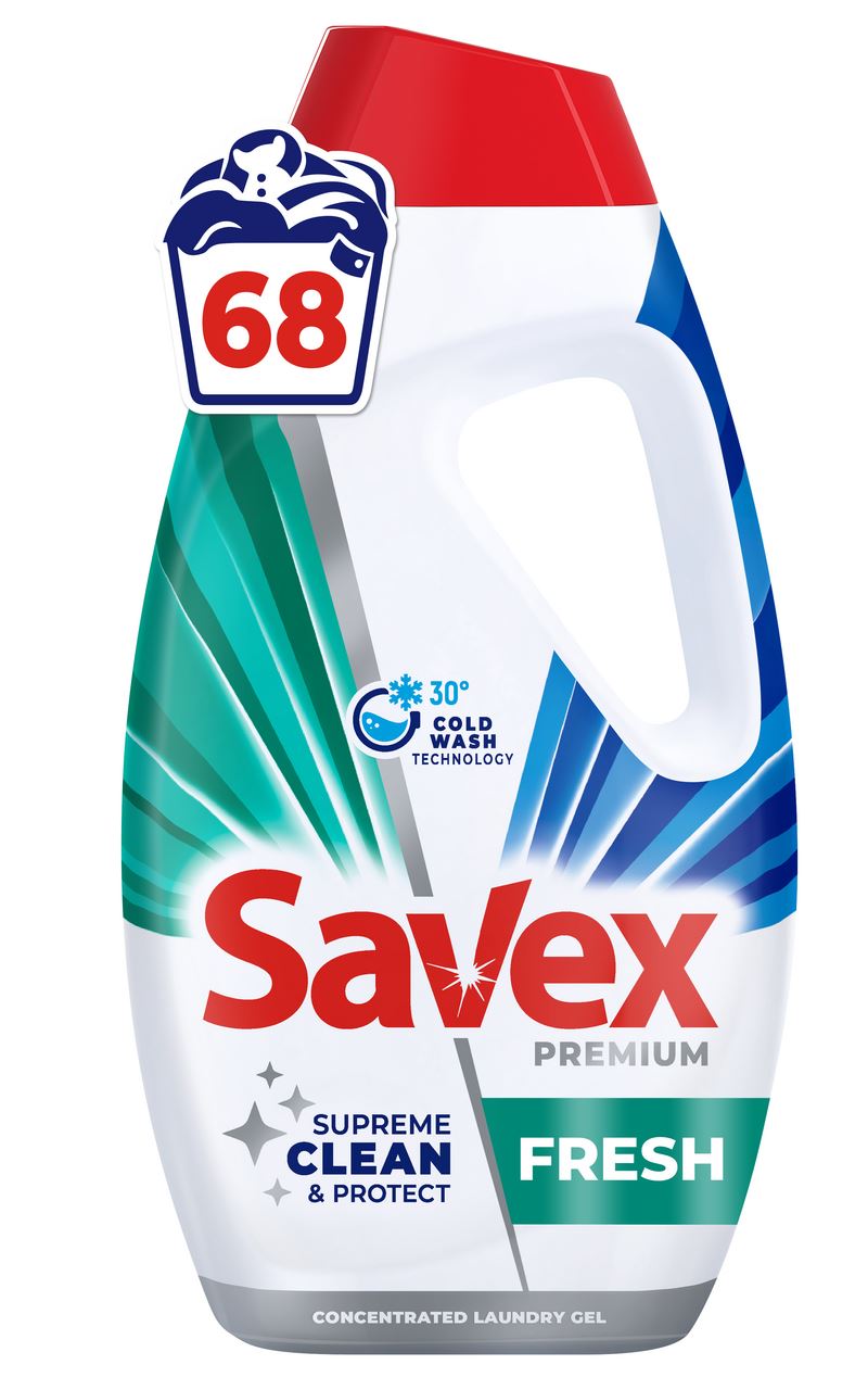 Savex Гель для прання Premium Fresh 2,7 л