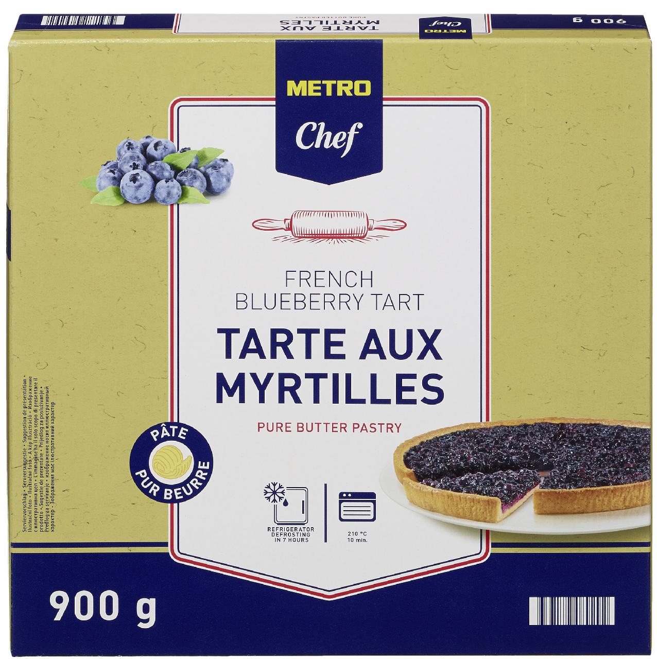 METRO Chef Тарт чорничний 900г
