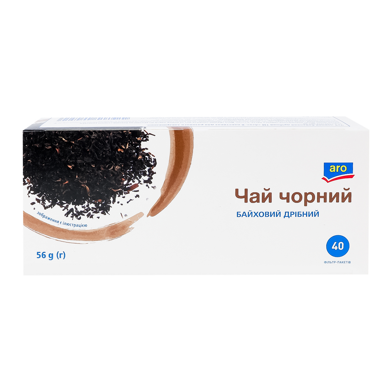 aro Чай чорний байховий дрібний 40 х 1,4г 56г