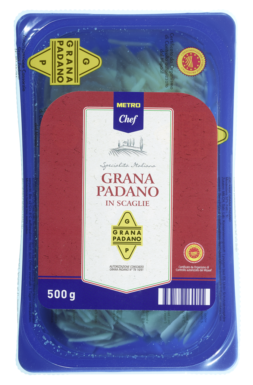 METRO Chef Сир Grana Padano твердий пластівці 32% 500г