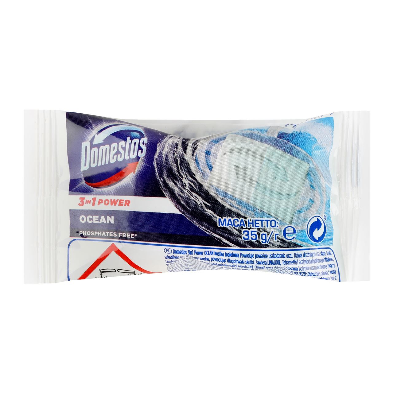 Domestos Блок для унітазу Ocean гігієнічний змінний 35г