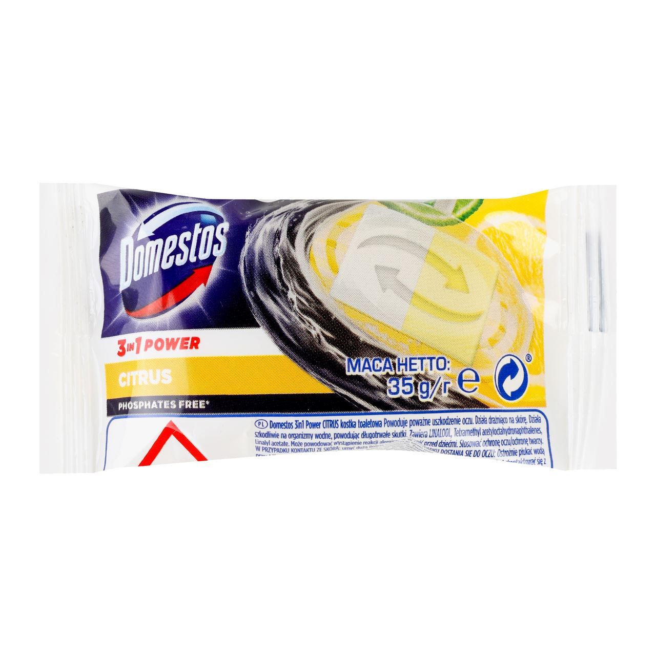 Domestos Блок для унітазу Citrus гігієнічний змінний 35г