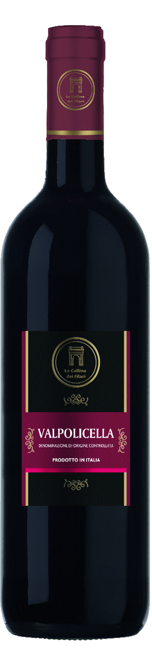 Le Colline dei Filari Вино Valpolicella червоне сухе12% 0,75л